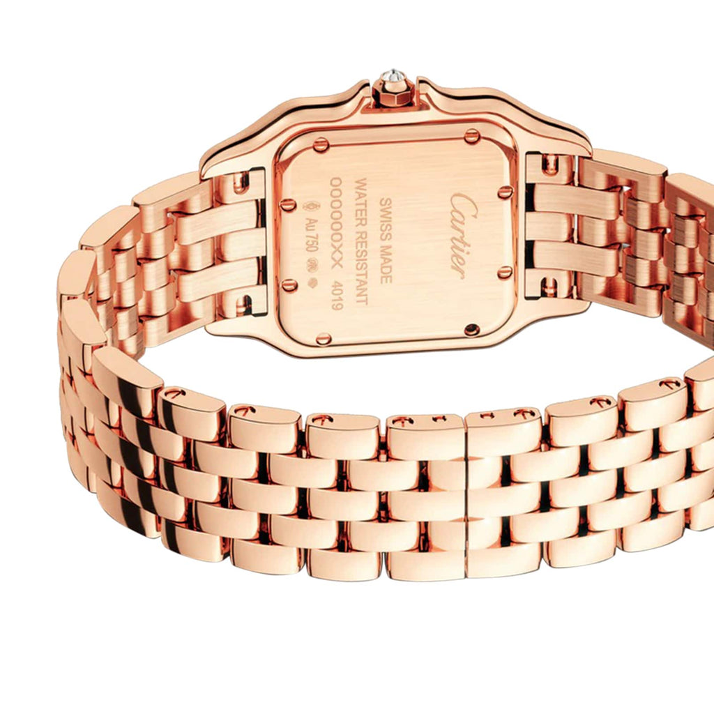 Panthère de Cartier Medium Model | 27mm, 18K Rose Gold, Silver Dial, Ref. WJPN0009