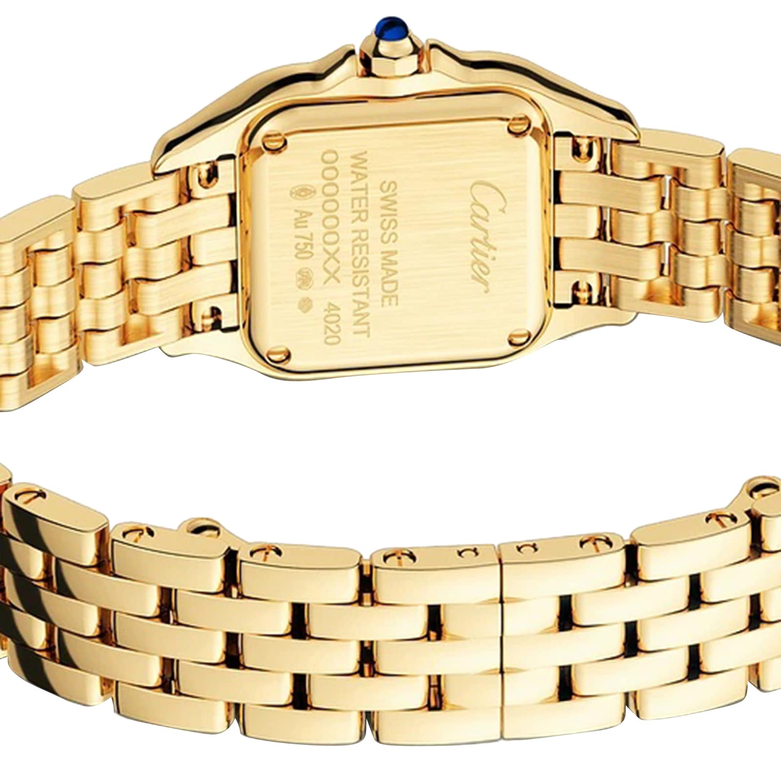 Panthère de Cartier Small Model | 23mm, 18K Yellow Gold, Silver Dial