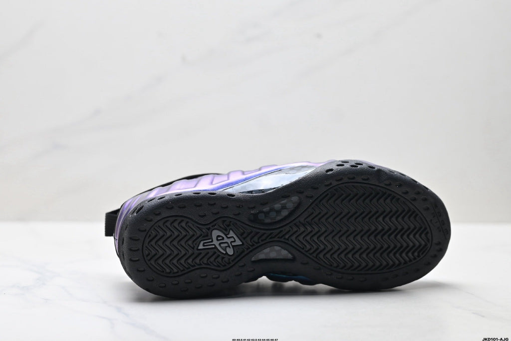 Nike Air Foamposite One Penny Hardaway Sneakers Black Blue Purple