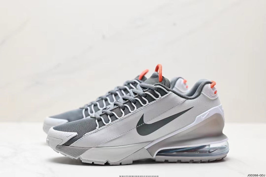 Nike Air Max 270 GDJ Sneakers in White, Gray and Orange