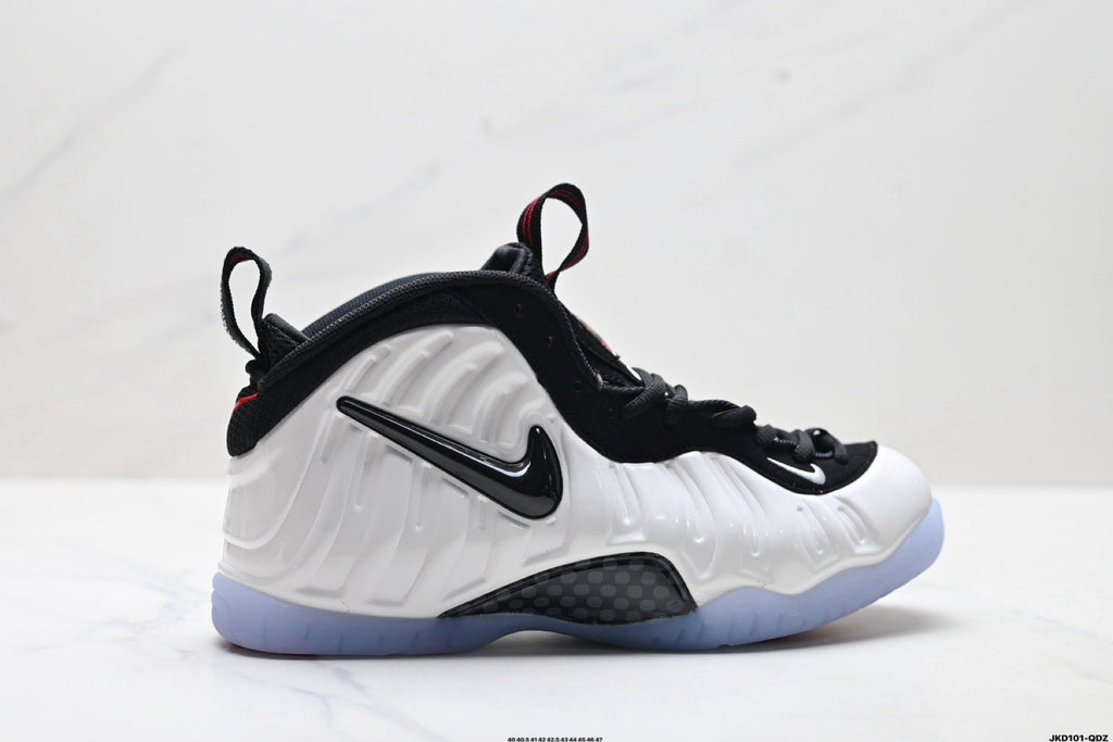 Nike Air Penny Foamposite One Black White Red Sneakers