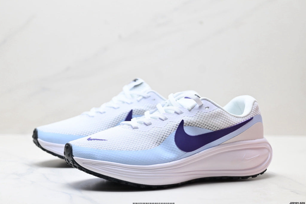 Nike Revolution 8 Running Shoes White Blue Purple