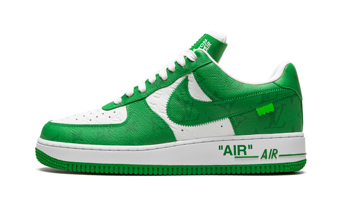 Louis Vuitton Air Force 1 Low "Virgil Abloh - White/Green" 1A9V9U